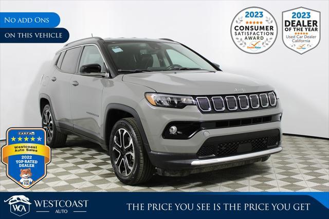 used 2022 Jeep Compass car, priced at $20,261