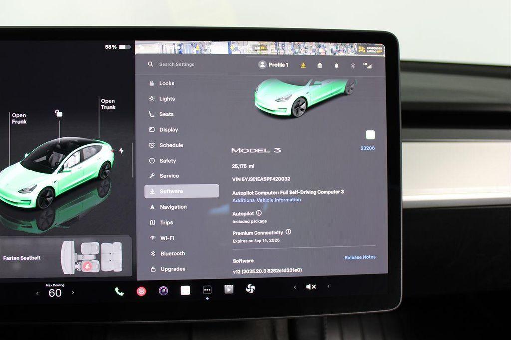 used 2023 Tesla Model 3 car, priced at $23,892