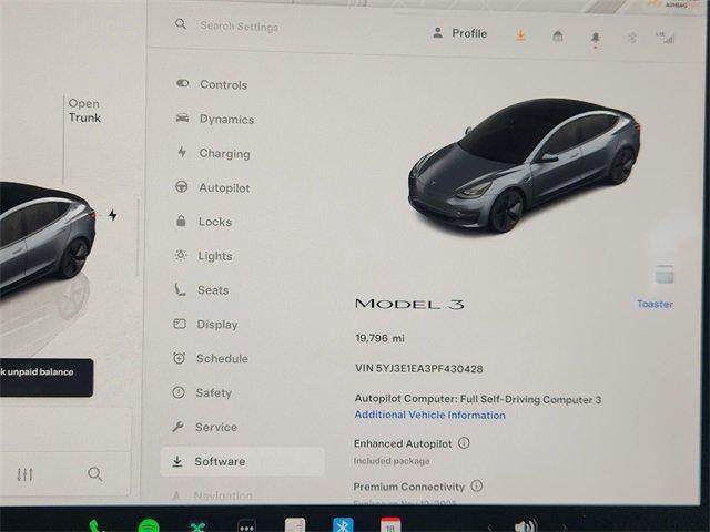 used 2023 Tesla Model 3 car, priced at $28,191