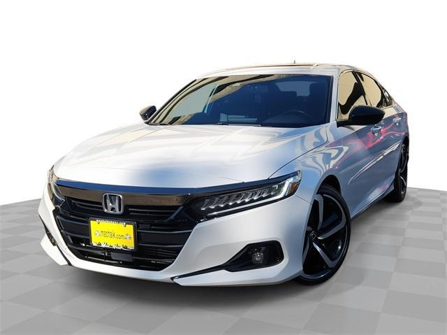 used 2021 Honda Accord car, priced at $27,291