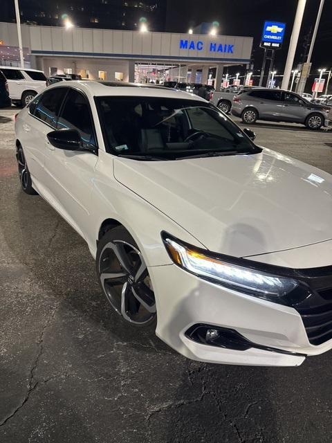 used 2021 Honda Accord car, priced at $27,291