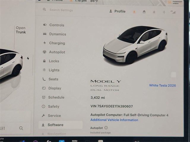 used 2026 Tesla Model Y car, priced at $47,491