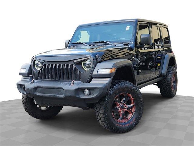 used 2020 Jeep Wrangler Unlimited car, priced at $20,497