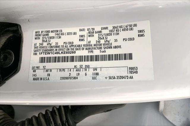 used 2020 Ford F-150 car, priced at $26,991