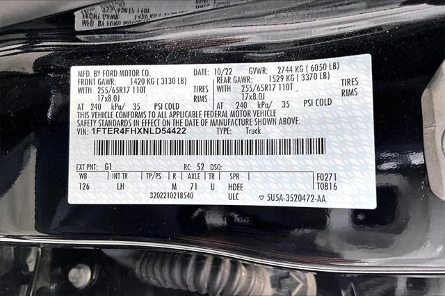 used 2022 Ford Ranger car, priced at $30,991