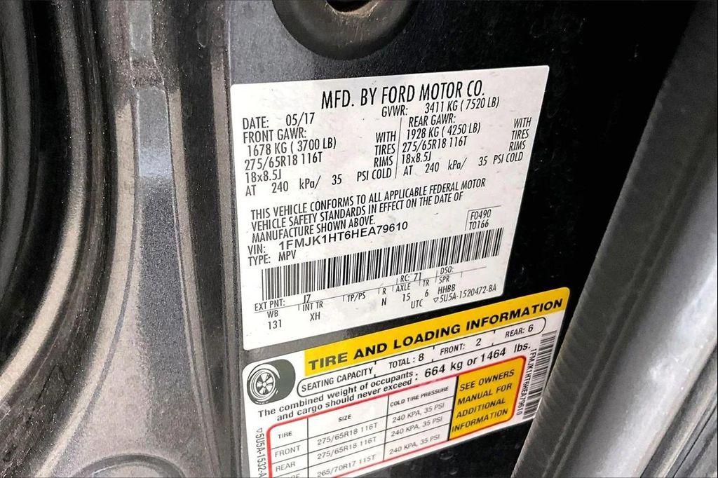 used 2017 Ford Expedition EL car, priced at $11,991