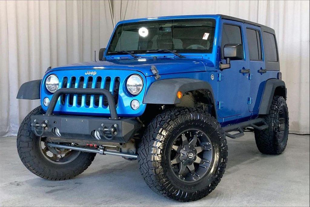 used 2015 Jeep Wrangler Unlimited car, priced at $18,997