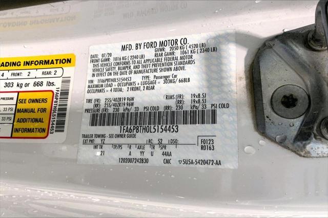used 2020 Ford Mustang car, priced at $18,991