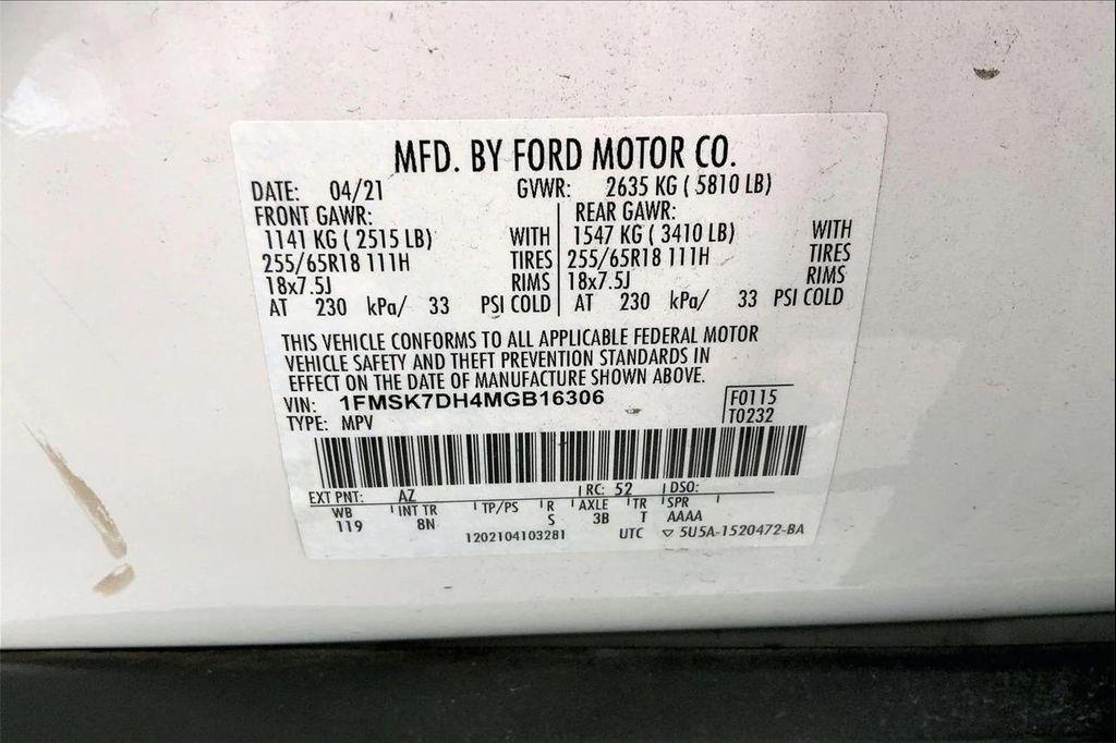 used 2021 Ford Explorer car, priced at $21,245