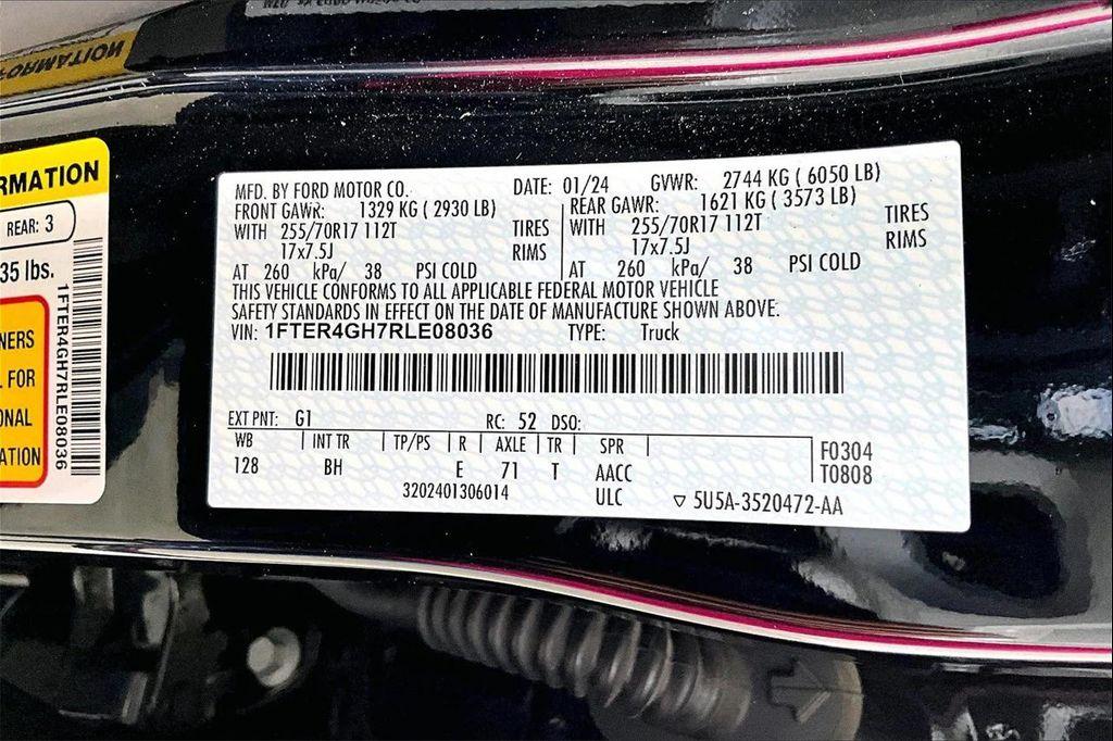 used 2024 Ford Ranger car, priced at $33,991