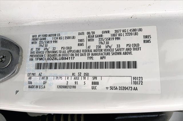 used 2020 Ford Escape car, priced at $17,411
