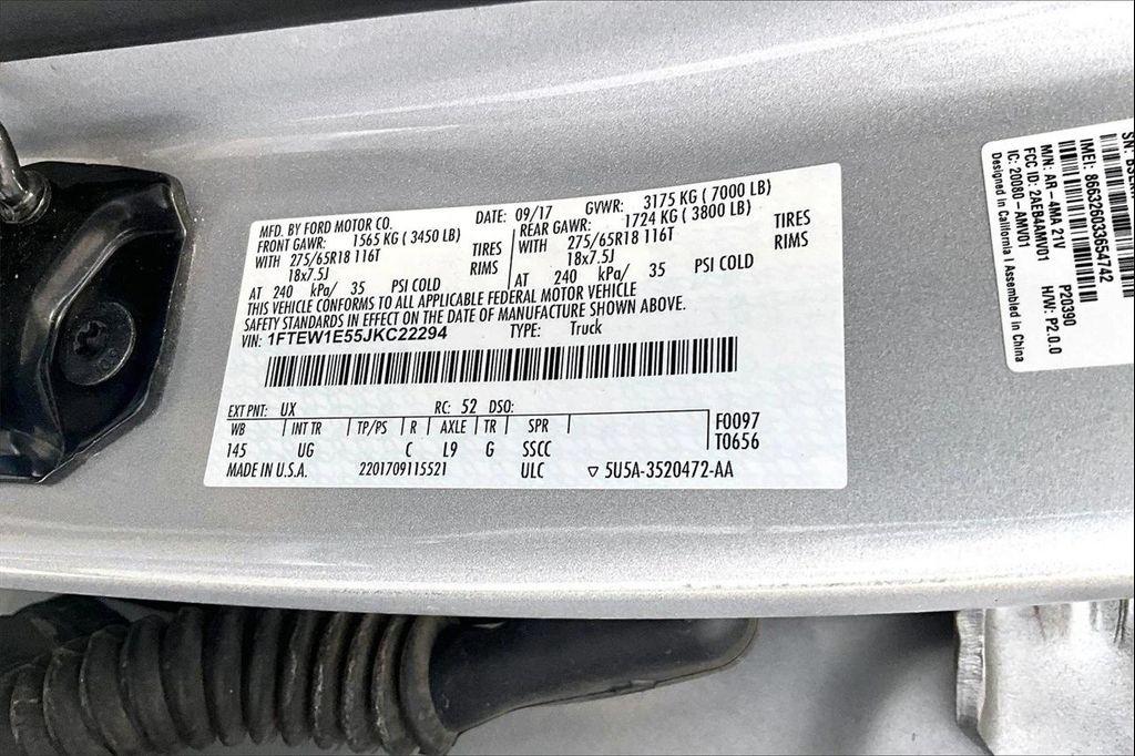 used 2018 Ford F-150 car, priced at $23,079