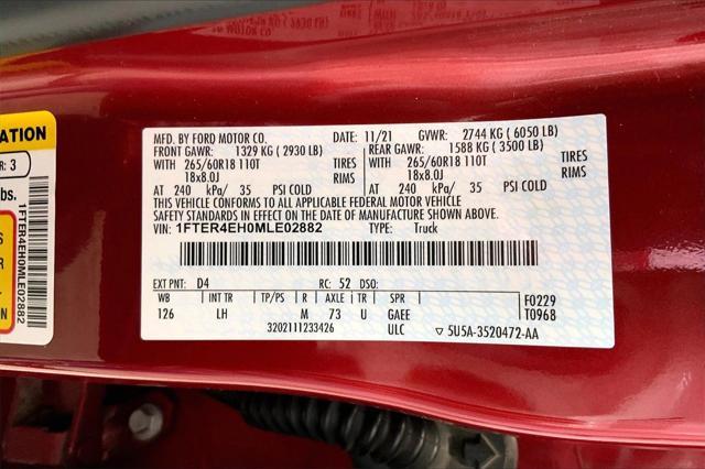 used 2021 Ford Ranger car, priced at $20,991