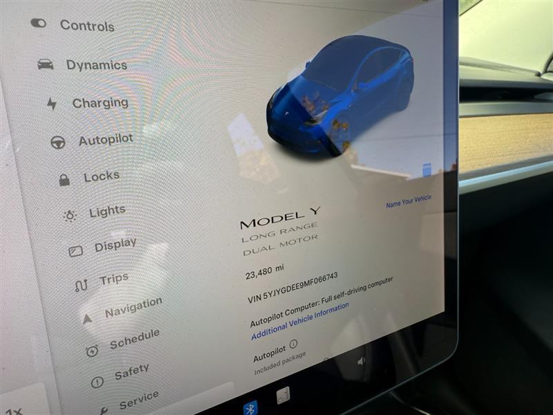 used 2021 Tesla Model Y car, priced at $28,995