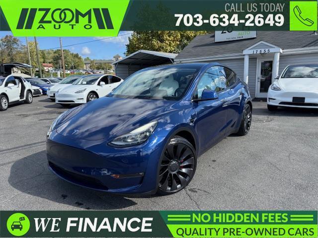 used 2022 Tesla Model Y car, priced at $34,995