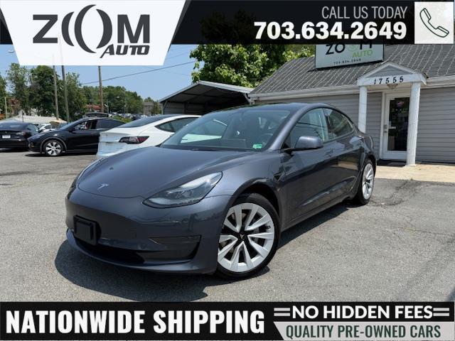 used 2022 Tesla Model 3 car, priced at $23,995