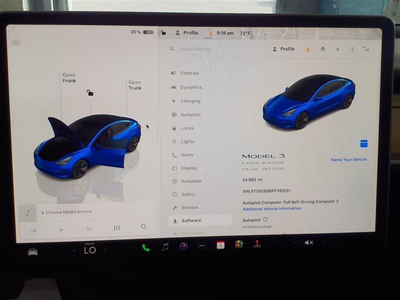 used 2023 Tesla Model 3 car, priced at $27,995