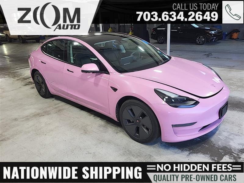 used 2023 Tesla Model 3 car, priced at $27,995