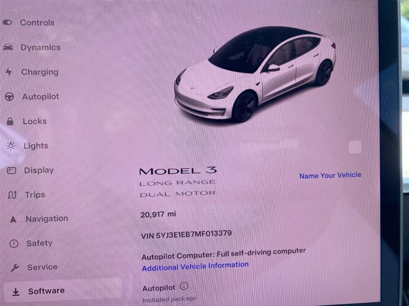 used 2021 Tesla Model 3 car, priced at $25,995