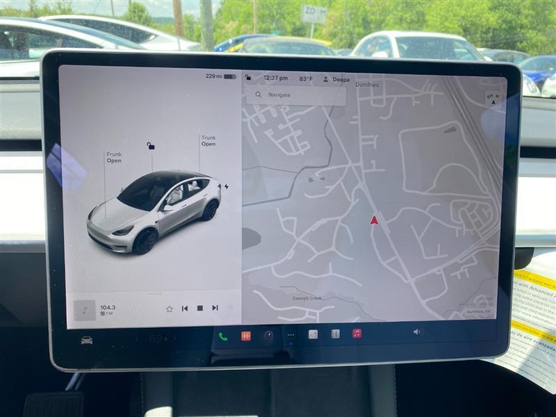 used 2021 Tesla Model Y car, priced at $28,995