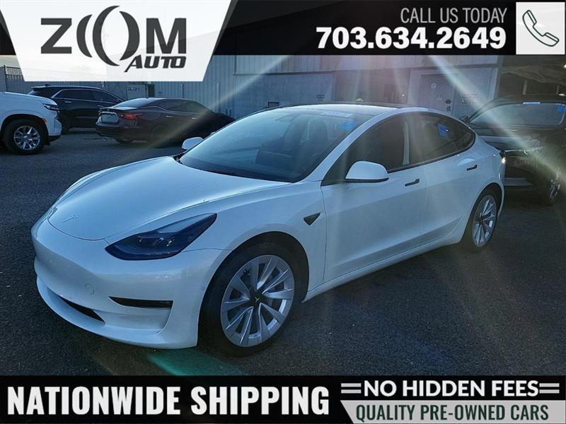 used 2021 Tesla Model 3 car, priced at $21,995