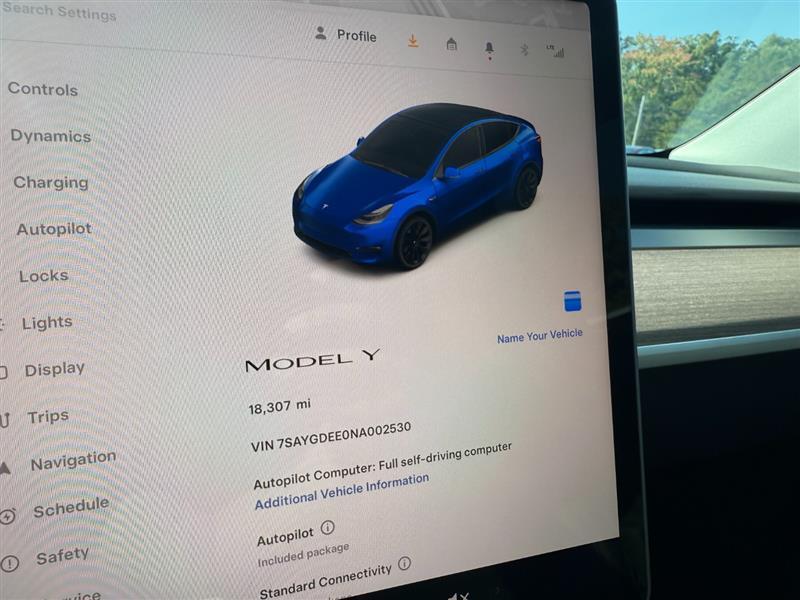 used 2022 Tesla Model Y car, priced at $32,995