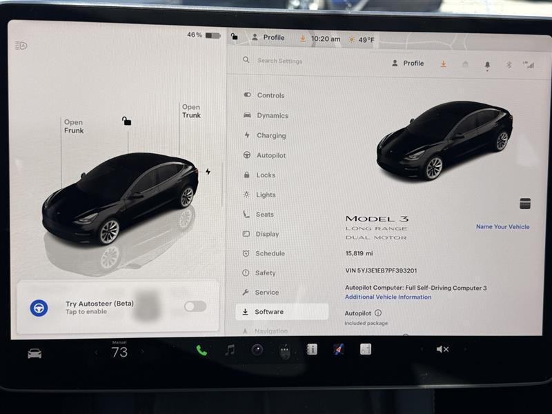 used 2023 Tesla Model 3 car, priced at $28,995