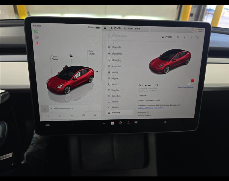 used 2023 Tesla Model 3 car, priced at $29,995