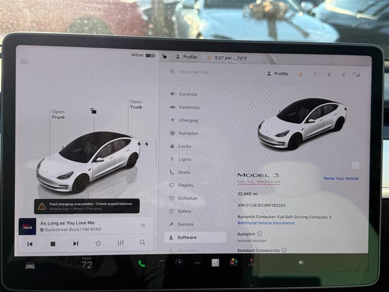 used 2022 Tesla Model 3 car, priced at $28,995