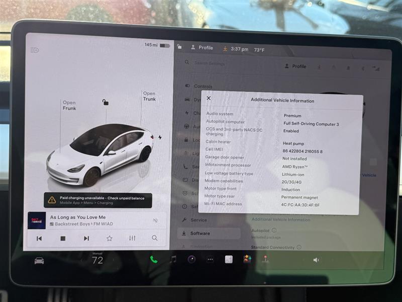 used 2022 Tesla Model 3 car, priced at $28,995