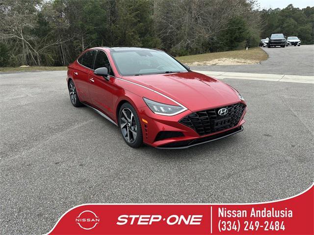 used 2021 Hyundai Sonata car, priced at $19,521