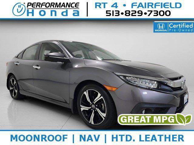 used 2018 Honda Civic car, priced at $21,588