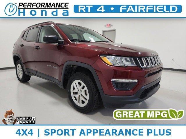 used 2021 Jeep Compass car, priced at $18,239