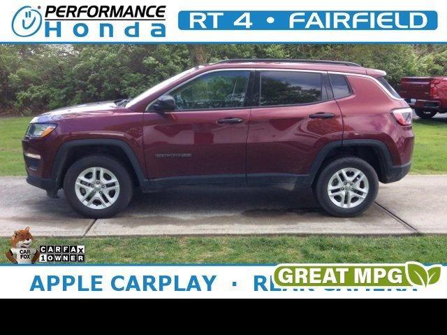 used 2021 Jeep Compass car, priced at $18,494