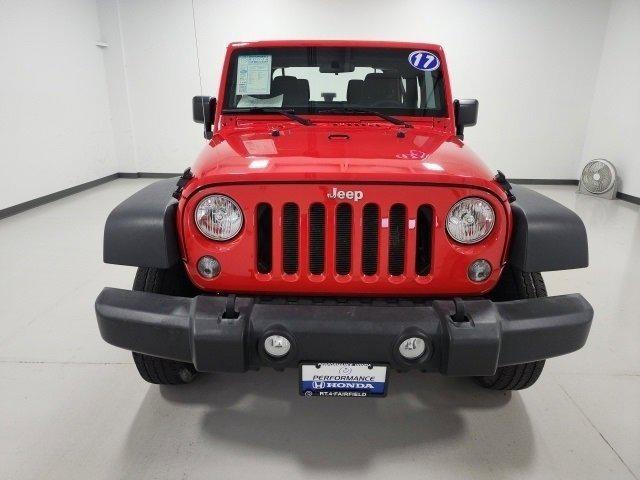 used 2017 Jeep Wrangler car, priced at $21,452