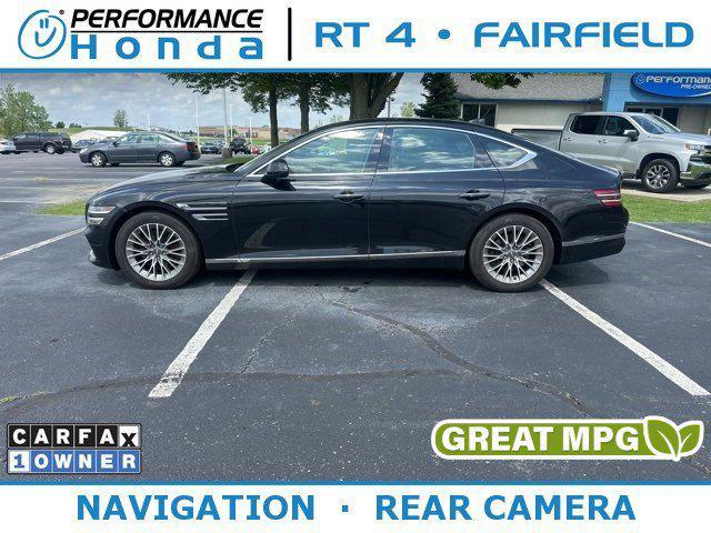 used 2022 Genesis G80 car, priced at $27,800
