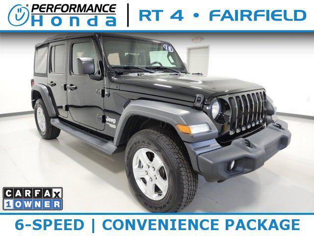 used 2018 Jeep Wrangler Unlimited car, priced at $20,417