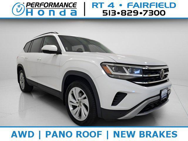 used 2021 Volkswagen Atlas car, priced at $17,432