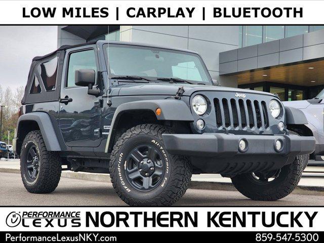 used 2017 Jeep Wrangler car, priced at $20,930