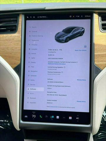 used 2020 Tesla Model S car, priced at $34,799