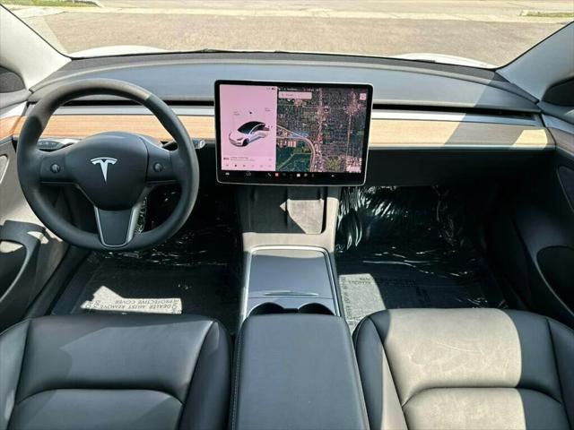 used 2022 Tesla Model 3 car, priced at $27,497