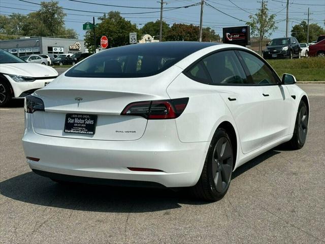 used 2022 Tesla Model 3 car, priced at $27,497