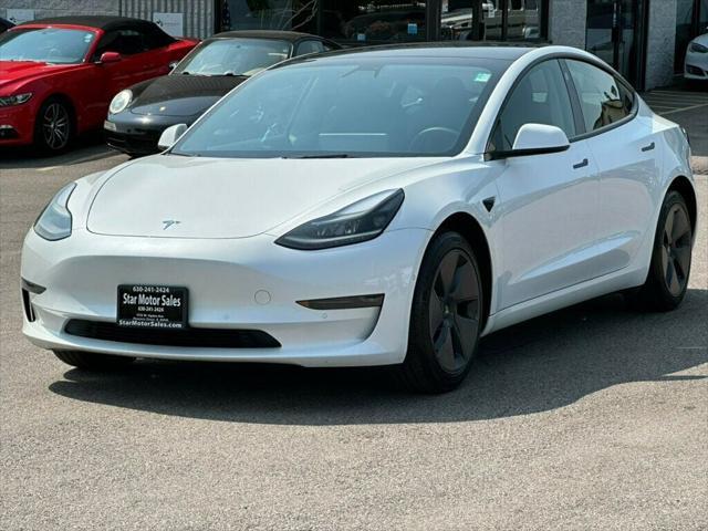 used 2022 Tesla Model 3 car, priced at $27,497