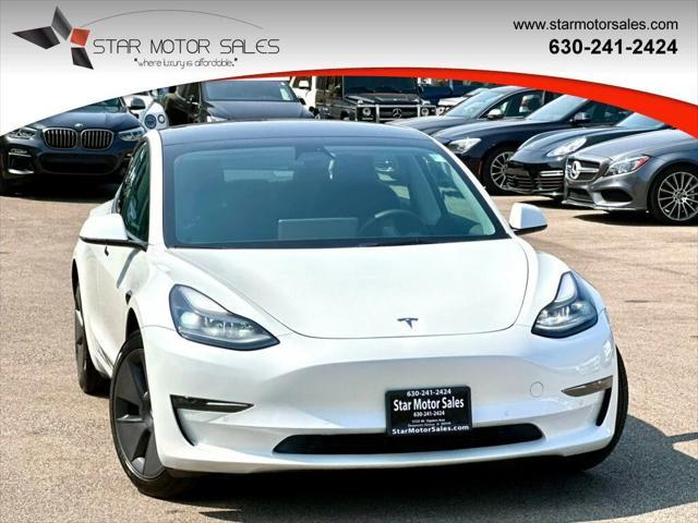 used 2022 Tesla Model 3 car, priced at $27,497