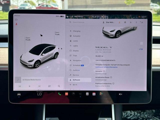 used 2021 Tesla Model Y car, priced at $27,987