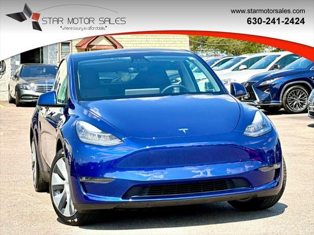 used 2021 Tesla Model Y car, priced at $28,555