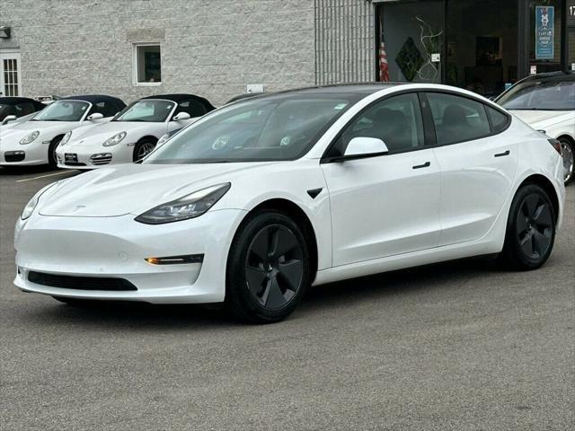 used 2022 Tesla Model 3 car, priced at $33,773