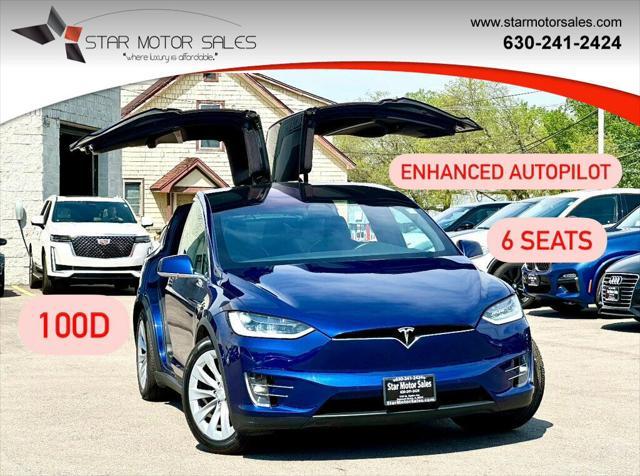 used 2018 Tesla Model X car, priced at $39,889