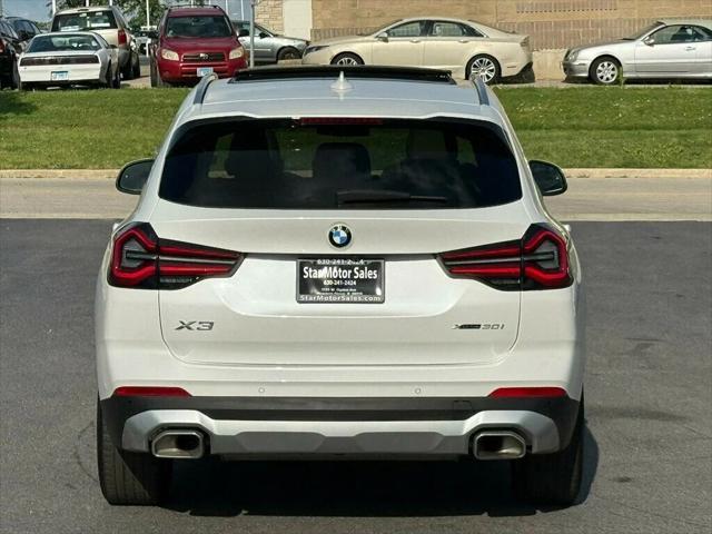 used 2022 BMW X3 car, priced at $32,982