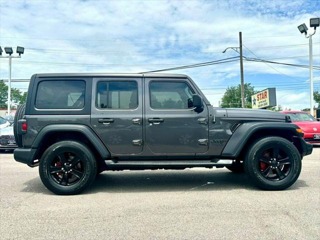 used 2020 Jeep Wrangler Unlimited car, priced at $27,555